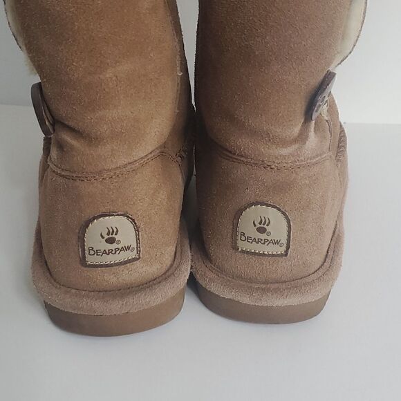 Bearpaw Lauren Boot Sheepkin and Wool Blend Size 7 - Picture 7 of 15
